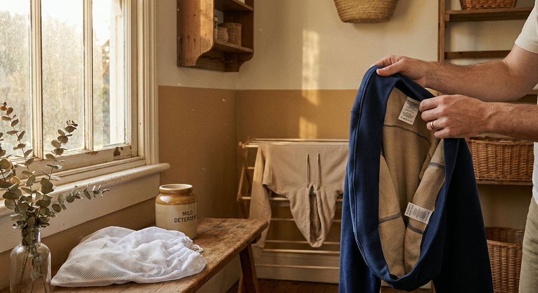 Hoodie bei 30 Grad waschen: Wann es reicht – und wie du Geruch, Einlaufen & Print-Schäden vermeidest